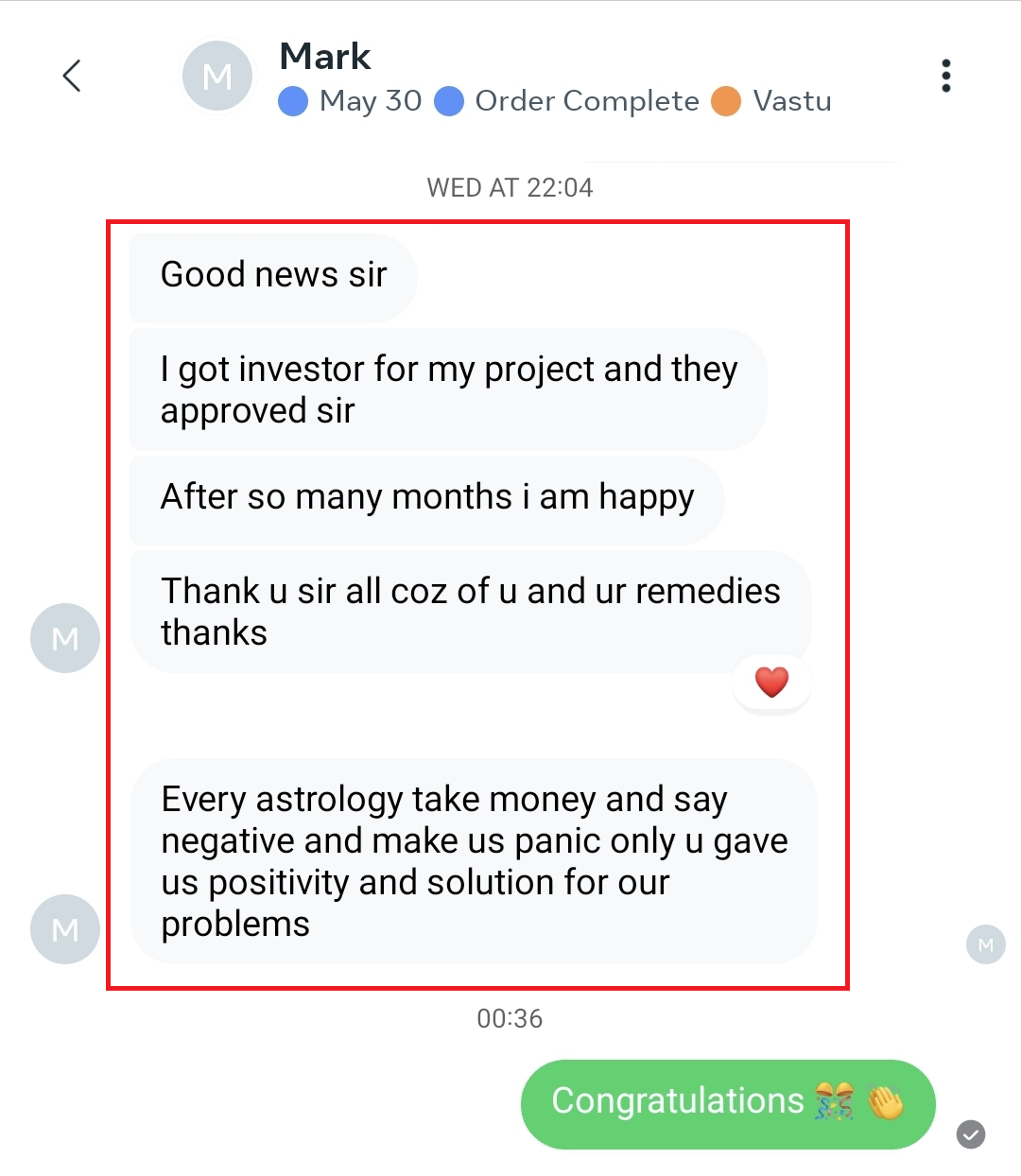 Mark — Investor Approval Movement