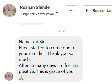 Roshan Shinde — Mind Became Positive