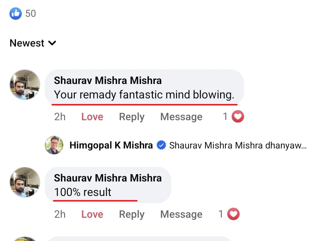 Shaurav Mishra — Powerful Remedy Experience